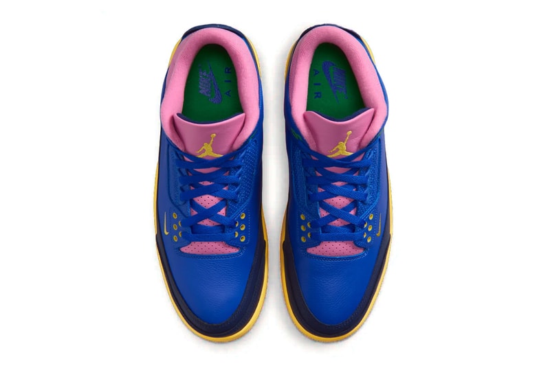 Air Jordan 3 "Brazil" Racer Blue/Blue Void-Varsity Maize-Lucky Green IV4871-400 jordan brand nike swoosh