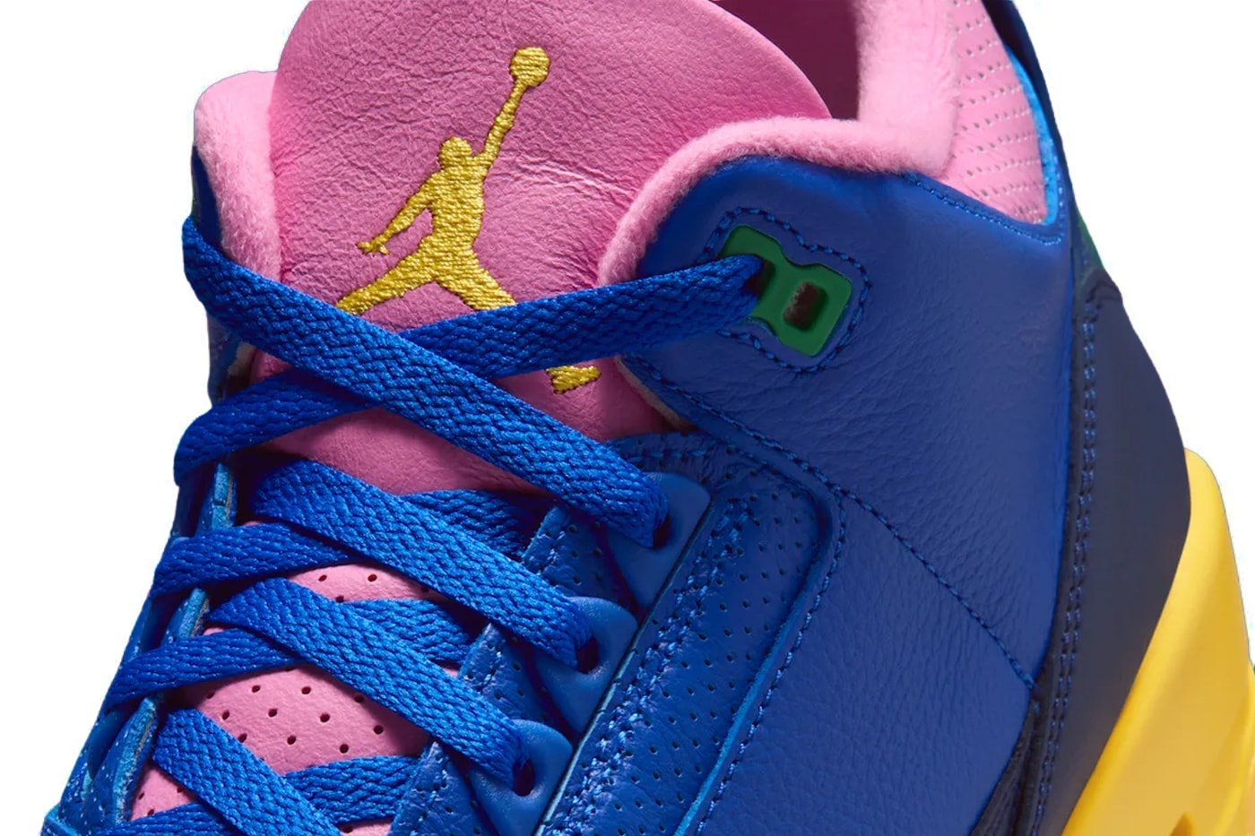Air Jordan 3 "Brazil" Racer Blue/Blue Void-Varsity Maize-Lucky Green IV4871-400 jordan brand nike swoosh