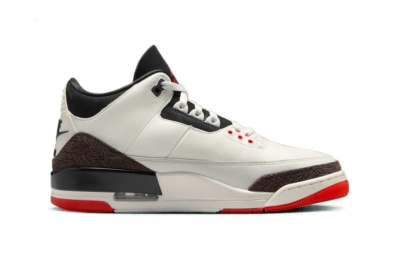 Air Jordan 3 "World's Best Dad" Sail/University Red-Pale Ivory-Black
