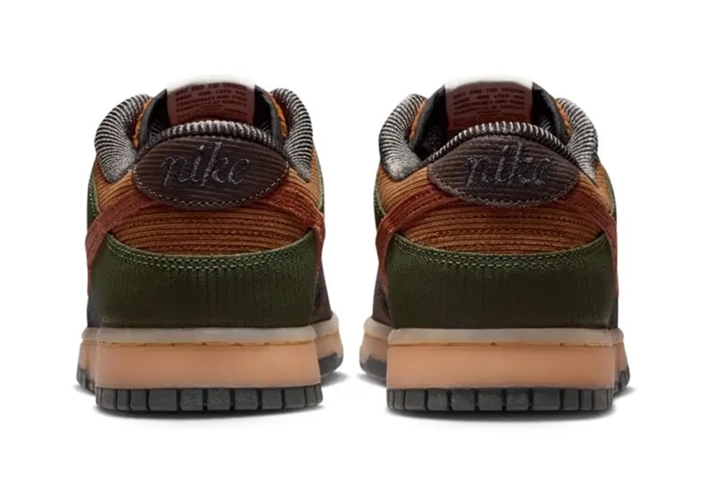Nike Dunk Low Retro Premium Light British Tan Corduroy IB7746-201 Official Images