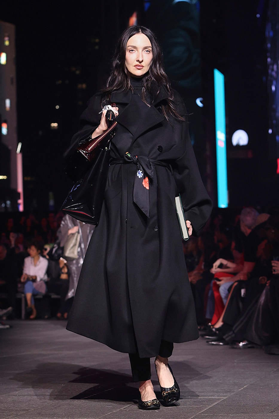Demna Takes Over Times Square With the Debut of "GucciCore" for Cruise 2027 mariah carey shawn mendes tom brady kim kardashian paris hilton