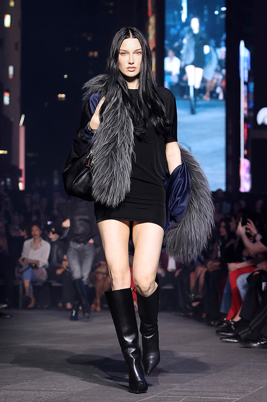 Demna Takes Over Times Square With the Debut of "GucciCore" for Cruise 2027 mariah carey shawn mendes tom brady kim kardashian paris hilton
