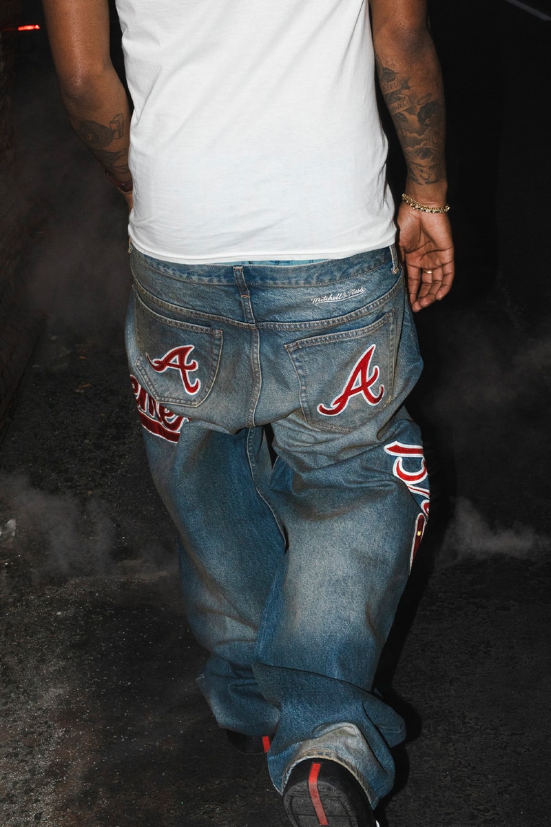 Mitchell & Ness x Supreme Spring 2026 Collaboration mlb nba Atlanta Braves, Houston Astros, Denver Nuggets and Washington Bullets Hooded Satin Varsity Jacket, Wool Varsity Jacket, Sweater, Basketball Jersey, Hooded Sweatshirt, Jean, Sweatpant, Denim Short, Basketball Short, New Era and Headband