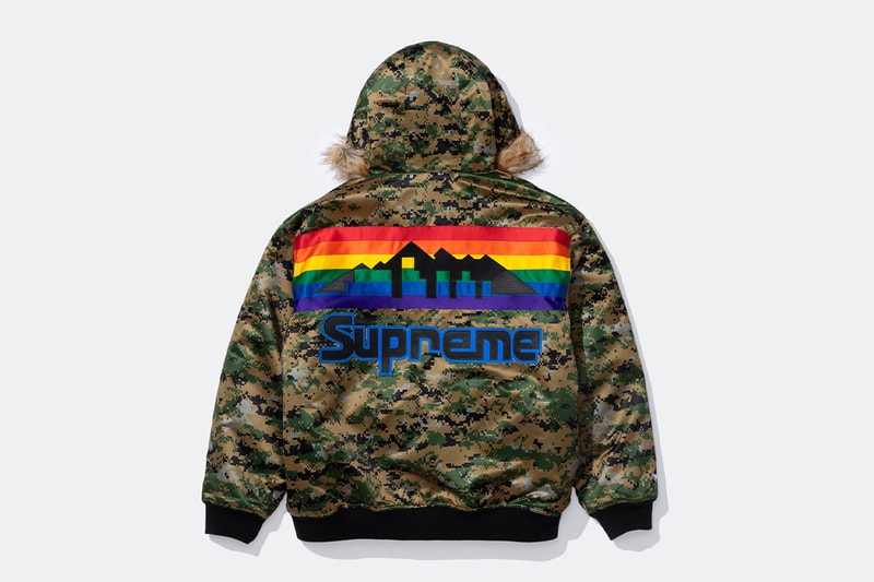 Mitchell & Ness x Supreme Spring 2026 Collaboration mlb nba Atlanta Braves, Houston Astros, Denver Nuggets and Washington Bullets Hooded Satin Varsity Jacket, Wool Varsity Jacket, Sweater, Basketball Jersey, Hooded Sweatshirt, Jean, Sweatpant, Denim Short, Basketball Short, New Era and Headband