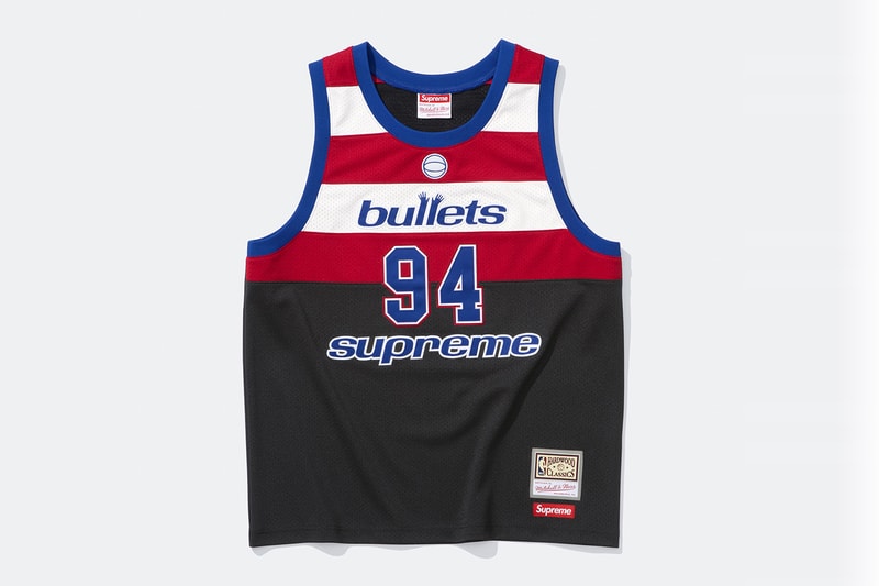 Mitchell & Ness x Supreme Spring 2026 Collaboration mlb nba Atlanta Braves, Houston Astros, Denver Nuggets and Washington Bullets Hooded Satin Varsity Jacket, Wool Varsity Jacket, Sweater, Basketball Jersey, Hooded Sweatshirt, Jean, Sweatpant, Denim Short, Basketball Short, New Era and Headband