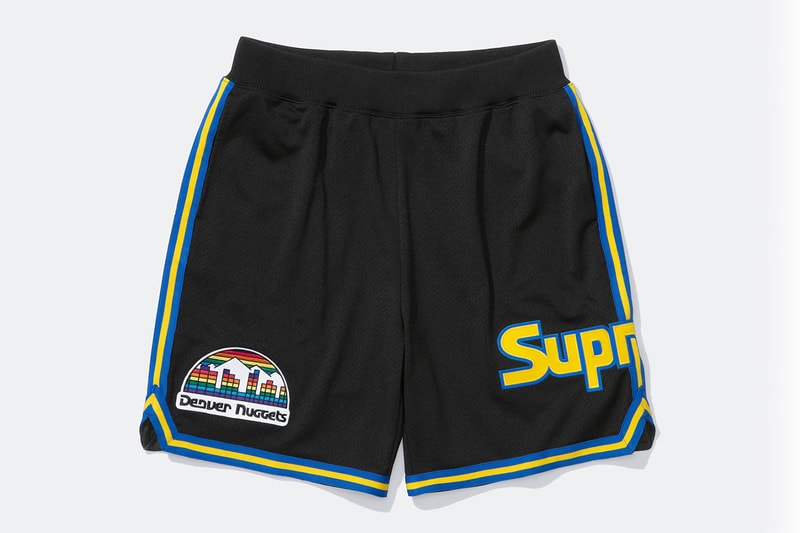 Mitchell & Ness x Supreme Spring 2026 Collaboration mlb nba Atlanta Braves, Houston Astros, Denver Nuggets and Washington Bullets Hooded Satin Varsity Jacket, Wool Varsity Jacket, Sweater, Basketball Jersey, Hooded Sweatshirt, Jean, Sweatpant, Denim Short, Basketball Short, New Era and Headband