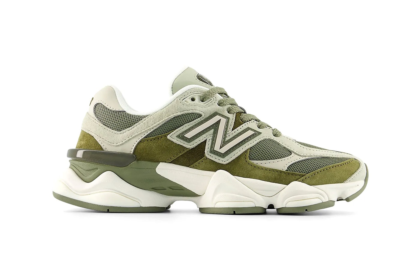New Balance 9060 "Dark Olivine" Release Info U90604A9 Olivine/Dark Olivine/White