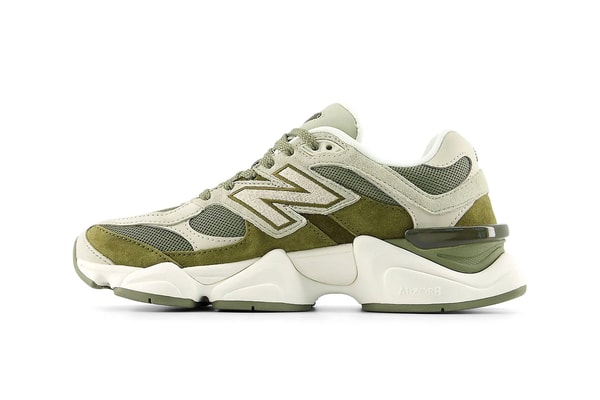 New Balance 9060 "Dark Olivine" Release Info U90604A9 Olivine/Dark Olivine/White