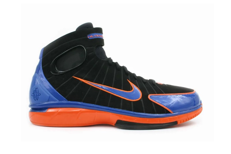 Nike Air Zoom Huarache 2K4 "Knicks" Release Info Black/Varsity Royal-Safety Orange IV0345-001 penny hardaway pe