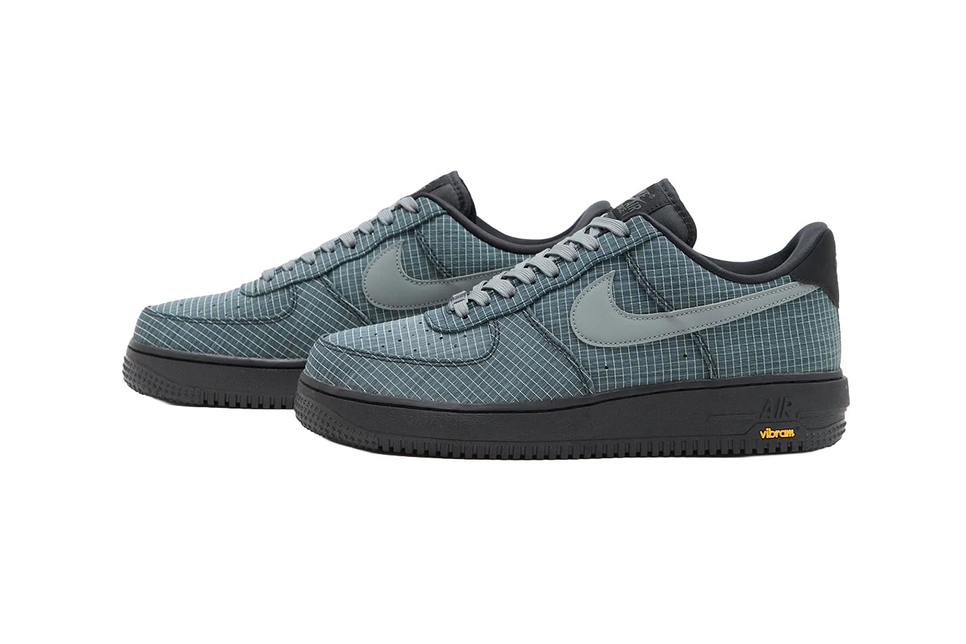 Vibram Nike Air Force 1 Low  Barely Grey/City Grey/Bomber Grey/Speed Yellow IH1943-002 Official Imges
