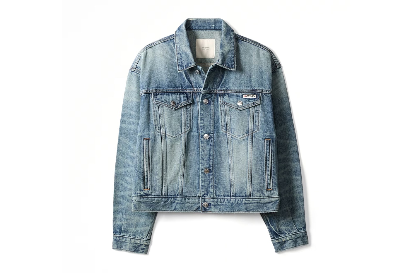 BTS Jung Kook's Debut "CKJK" Collaboration With Calvin Klein Is Here underwear denim ckjk motorcycle edgy graphics hidden embroidery
