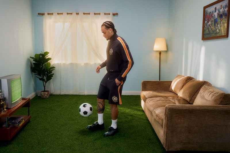xavi simons clarence seedorf match day filling pieces just eat tracksuit fashion football champions league uefa final rituals athlete fans tottenham midfielder interview 