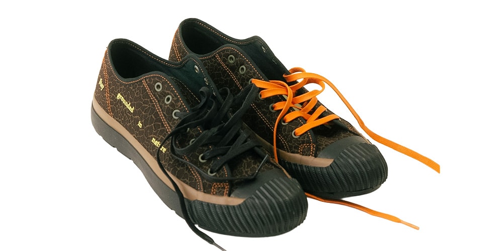 Take an Official Look at the Frog-Inspired P.F. Flyers x Saeed Ferguson Grounder Shoe