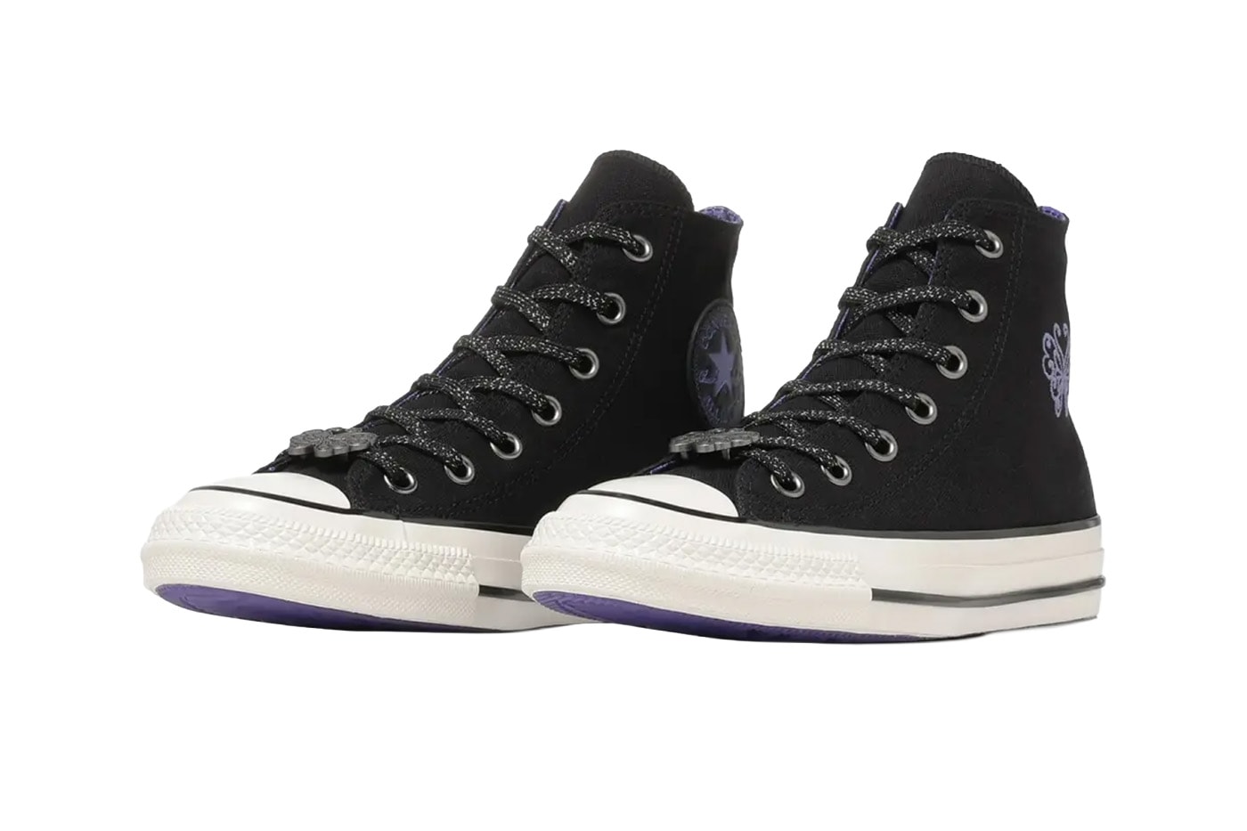 Anna Sui Converse All Star Aged Hi Black/Purple 31318040 Release Info