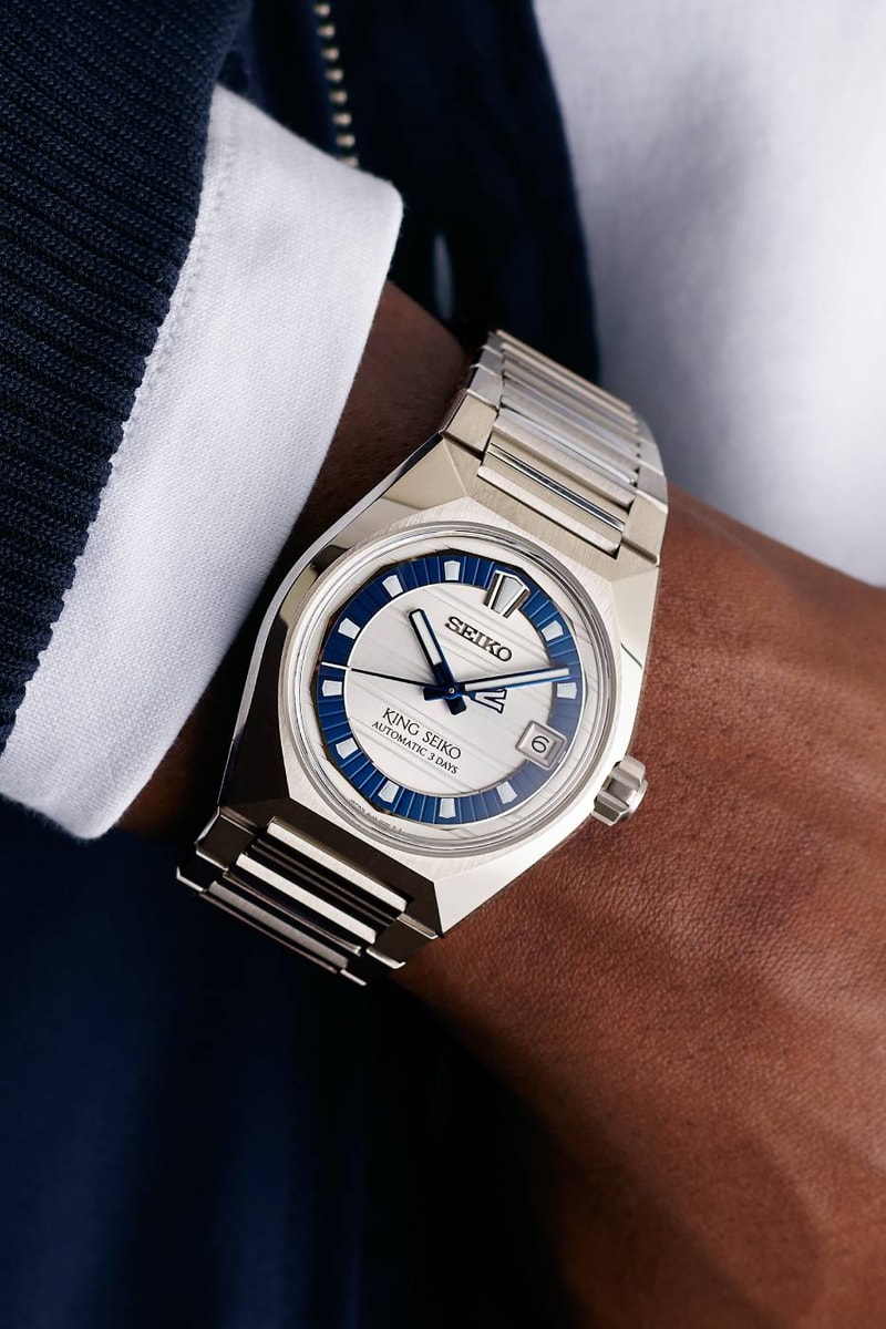 King Seiko 145th Anniversary Vanac Limited Edition Silver-white and Blue Dial HKF004 Release Info 