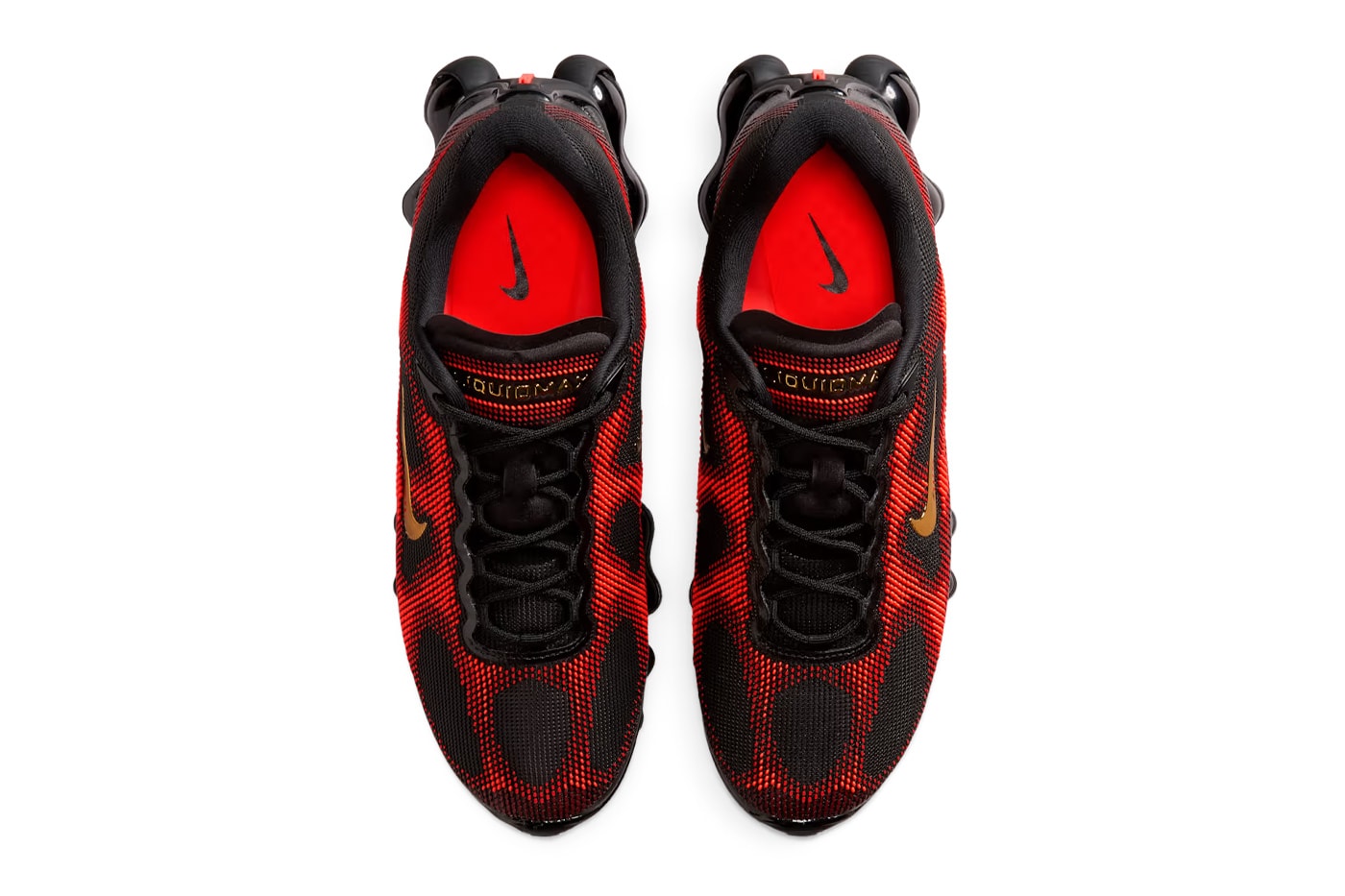 Nike Air Liquid Max "Black/Team Red" Release Info IQ7634-002 Black/Team Red-Fire Red-Metallic Gold