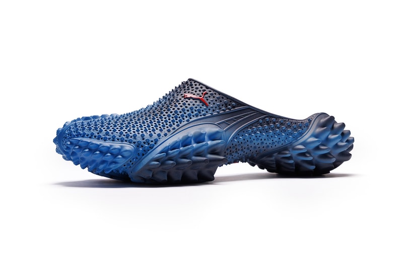 A$AP Rocky PUMA Mostro 3.D Mule “Black/Blue Glimmer” Puma Black/For All Time Red 408909-03 Blue Glimmer/New Navy-For All Time Red 408909-04 Release Info