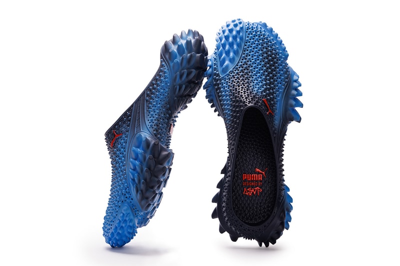 A$AP Rocky PUMA Mostro 3.D Mule “Black/Blue Glimmer” Puma Black/For All Time Red 408909-03 Blue Glimmer/New Navy-For All Time Red 408909-04 Release Info