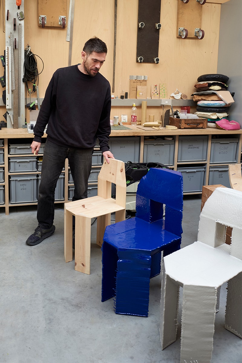 Max Lamb Makes Material Go Further With The "Min Chair" 