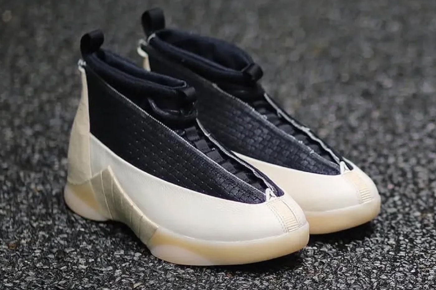 Air Jordan 15 "Black Muslin" Release Info Muslin/Black IV7637-100 jordan brand high top basketball shoe nike