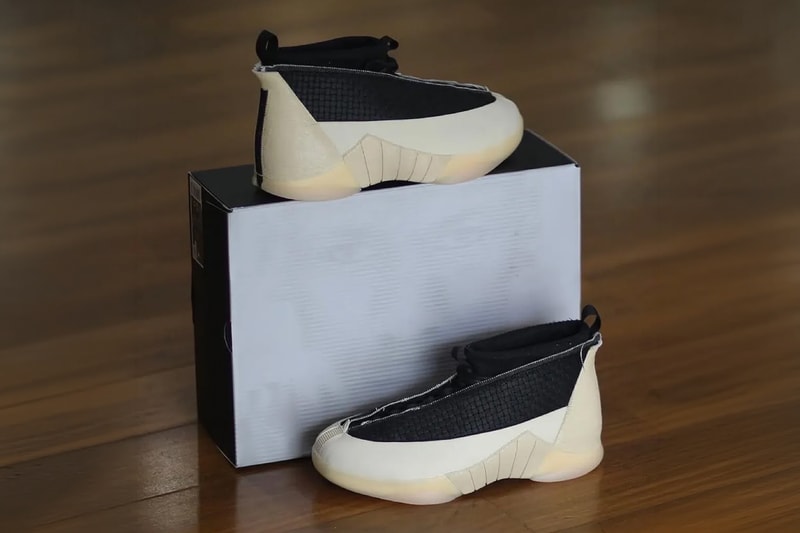 Air Jordan 15 "Black Muslin" Release Info Muslin/Black IV7637-100 jordan brand high top basketball shoe nike