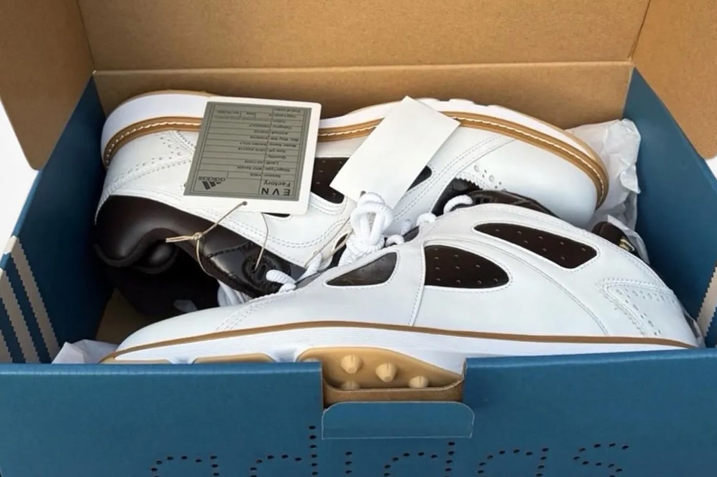 Bad Bunny x adidas Badbo 1.0 Golf Gum/Aurora Coffee-Footwear White KH6725 release info