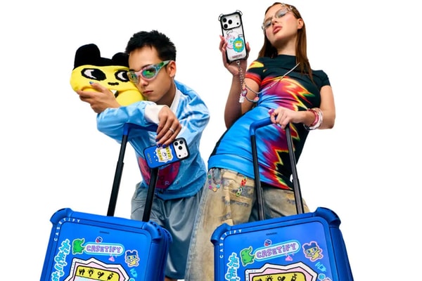 CASETiFY and Tamagotchi Team up for a Retro SS26 Accessories Collection collaboration carry on suitcase phone accessories 