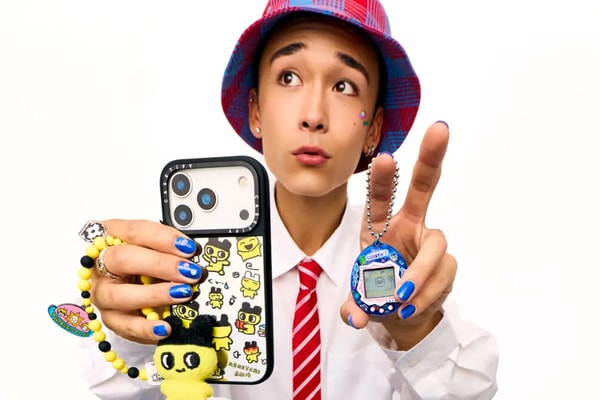CASETiFY and Tamagotchi Team up for a Retro SS26 Accessories Collection collaboration carry on suitcase phone accessories 