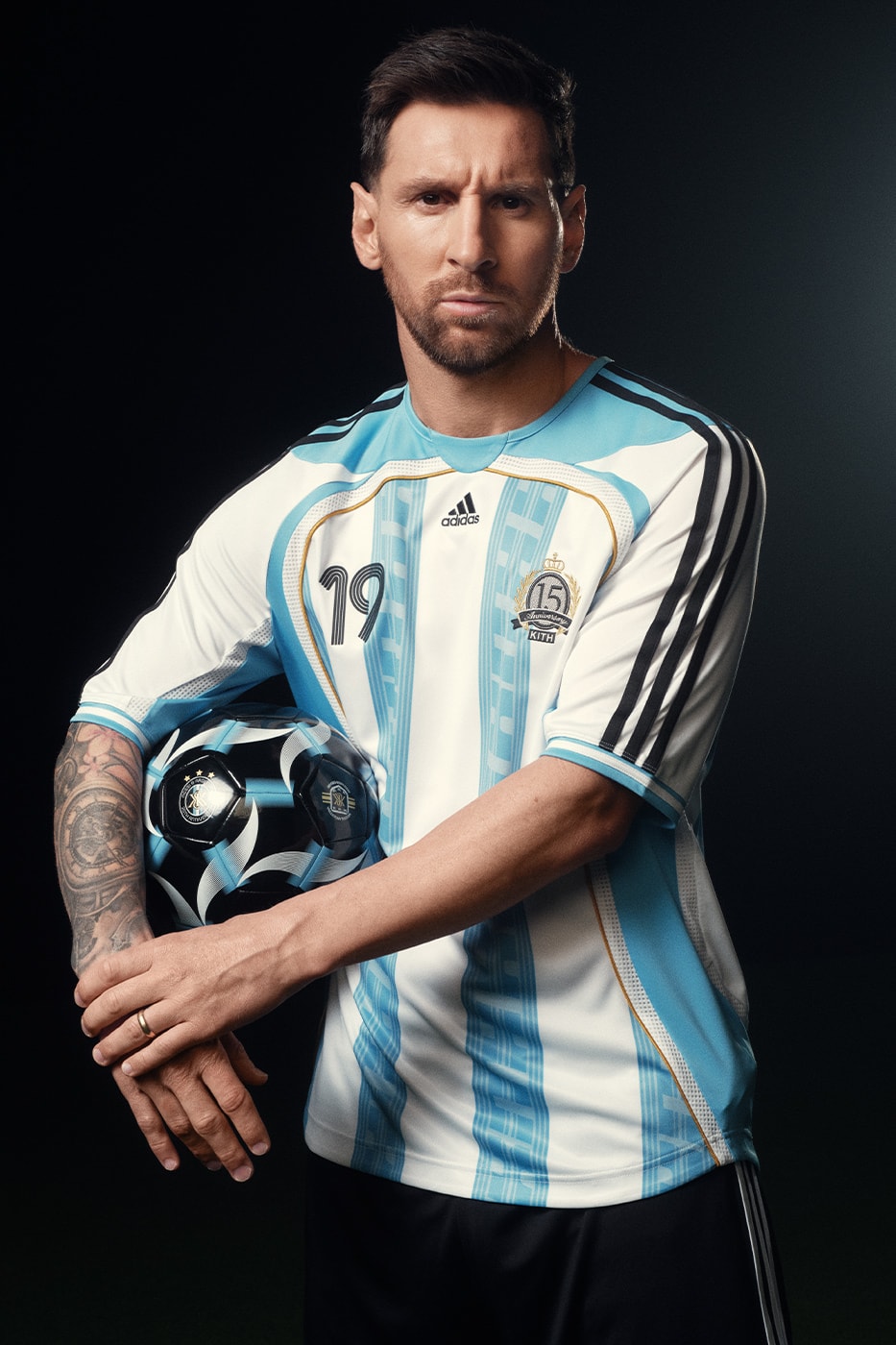 Kith and adidas Football Pay the Ultimate Tribute With Lionel Messi Collaborative Collection COPA Mundial 17 UltraBOOST F50 Megaride walkable cleat