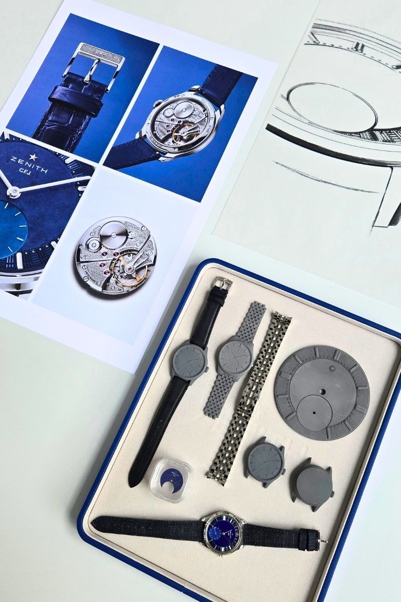 Zenith G.F.J Collecrion  Calibre 135 Design Story Collaboration Manufacture Studio Visit Le Locle Neuchâtel Interview Romain Marietta Laurence Bodenmann Sébastien Gobert