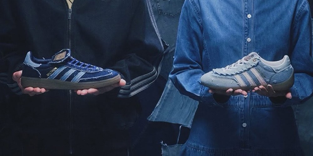 Take an Official Look at the atmos, atmos pink and adidas Handball Spezial “Denim Pack”