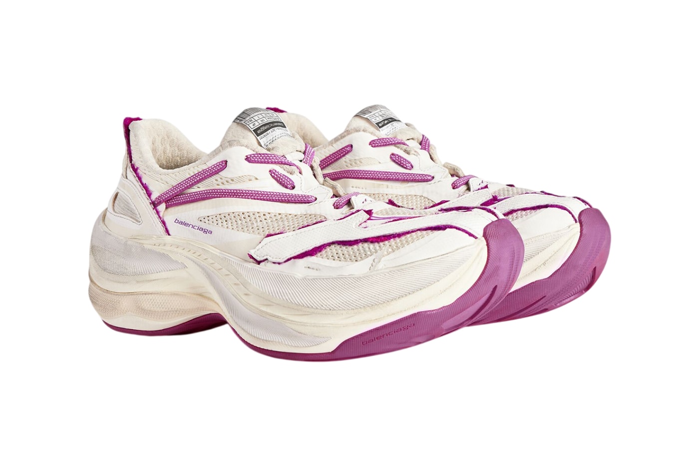 Balenciaga Jet Sneaker Pierpaolo Piccioli  “Eggshell/Lime” “White/Blue/Black” “Eggshell” “Black” “Light Blue/Lilac/Lime” “Eggshell/Strawberry Pink” “Eggshell” “Black”