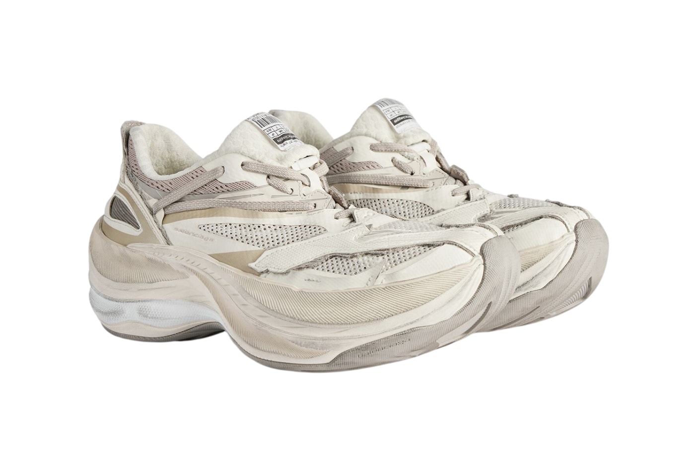 Balenciaga Jet Sneaker Pierpaolo Piccioli  “Eggshell/Lime” “White/Blue/Black” “Eggshell” “Black” “Light Blue/Lilac/Lime” “Eggshell/Strawberry Pink” “Eggshell” “Black”