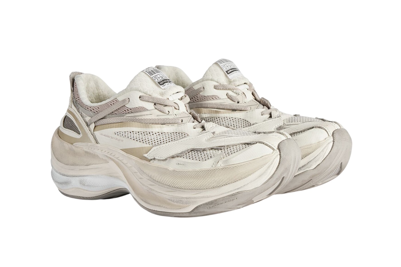 Balenciaga Jet Sneaker Pierpaolo Piccioli  “Eggshell/Lime” “White/Blue/Black” “Eggshell” “Black” “Light Blue/Lilac/Lime” “Eggshell/Strawberry Pink” “Eggshell” “Black”