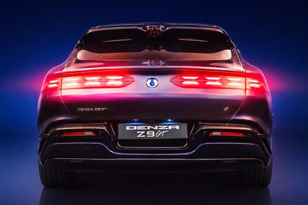 Denza Z9 GT Chopard Edition luxury electric shooting brake with amethyst-themed interior at Cannes amfAR gala
