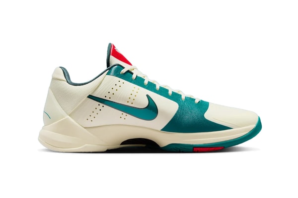 Caitlin Clark x Nike Kobe 5 Protro "Scrabble" Coconut Milk/Midnight Spruce-University Red-Bright Spruce IZ1852-100