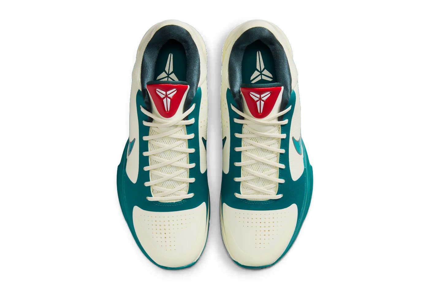 Caitlin Clark x Nike Kobe 5 Protro "Scrabble" Coconut Milk/Midnight Spruce-University Red-Bright Spruce IZ1852-100