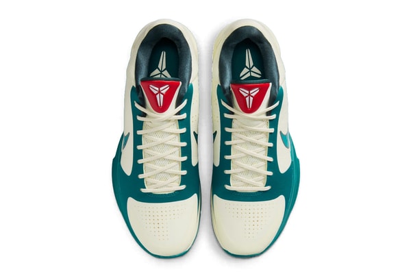 Caitlin Clark x Nike Kobe 5 Protro "Scrabble" Coconut Milk/Midnight Spruce-University Red-Bright Spruce IZ1852-100