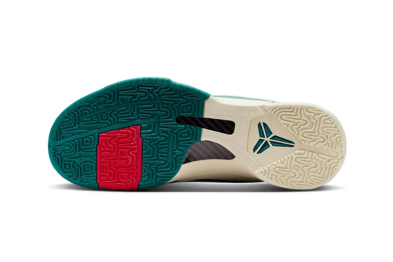 Caitlin Clark x Nike Kobe 5 Protro "Scrabble" Coconut Milk/Midnight Spruce-University Red-Bright Spruce IZ1852-100