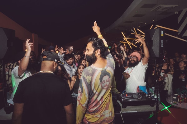 dialled in ahadadream south asian diaspora music electronic UK platform glastonbury barbican record label arrivals bass dhol raf saperra excise dept skrillex manara lifafa 