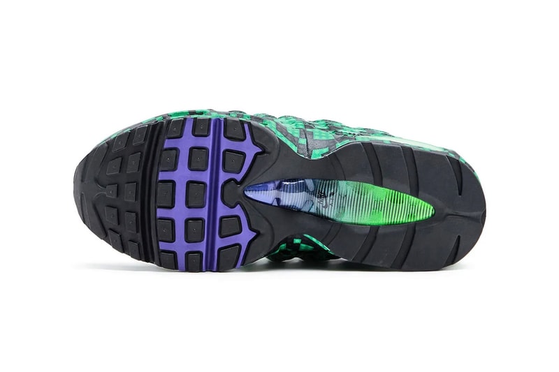 LEGO x Nike Air Max 95 "Lucky Green" Release Info Lucky Green/Black/Green Strike/Metallic Silver IO4799-300