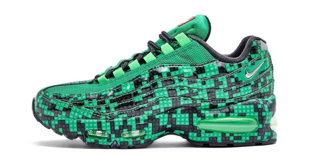 The LEGO x Nike Air Max 95 Surfaces in "Lucky Green"