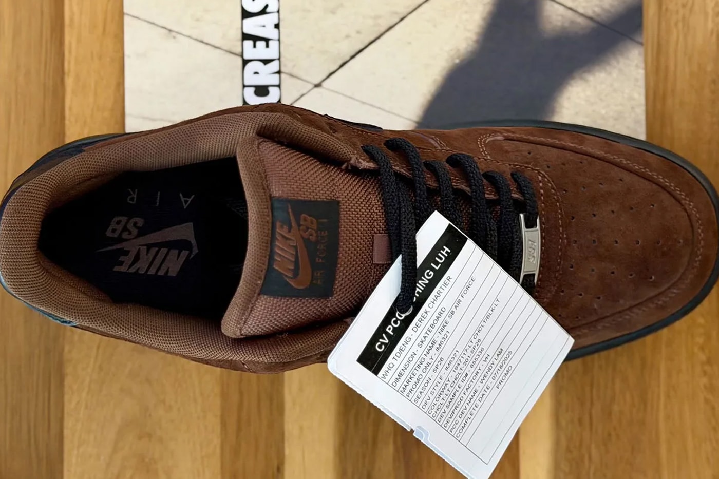 Nike SB Air Force 1 Low “Light Chocolate” Light Chocolate/Black-Light Chocolate HM8517-201
