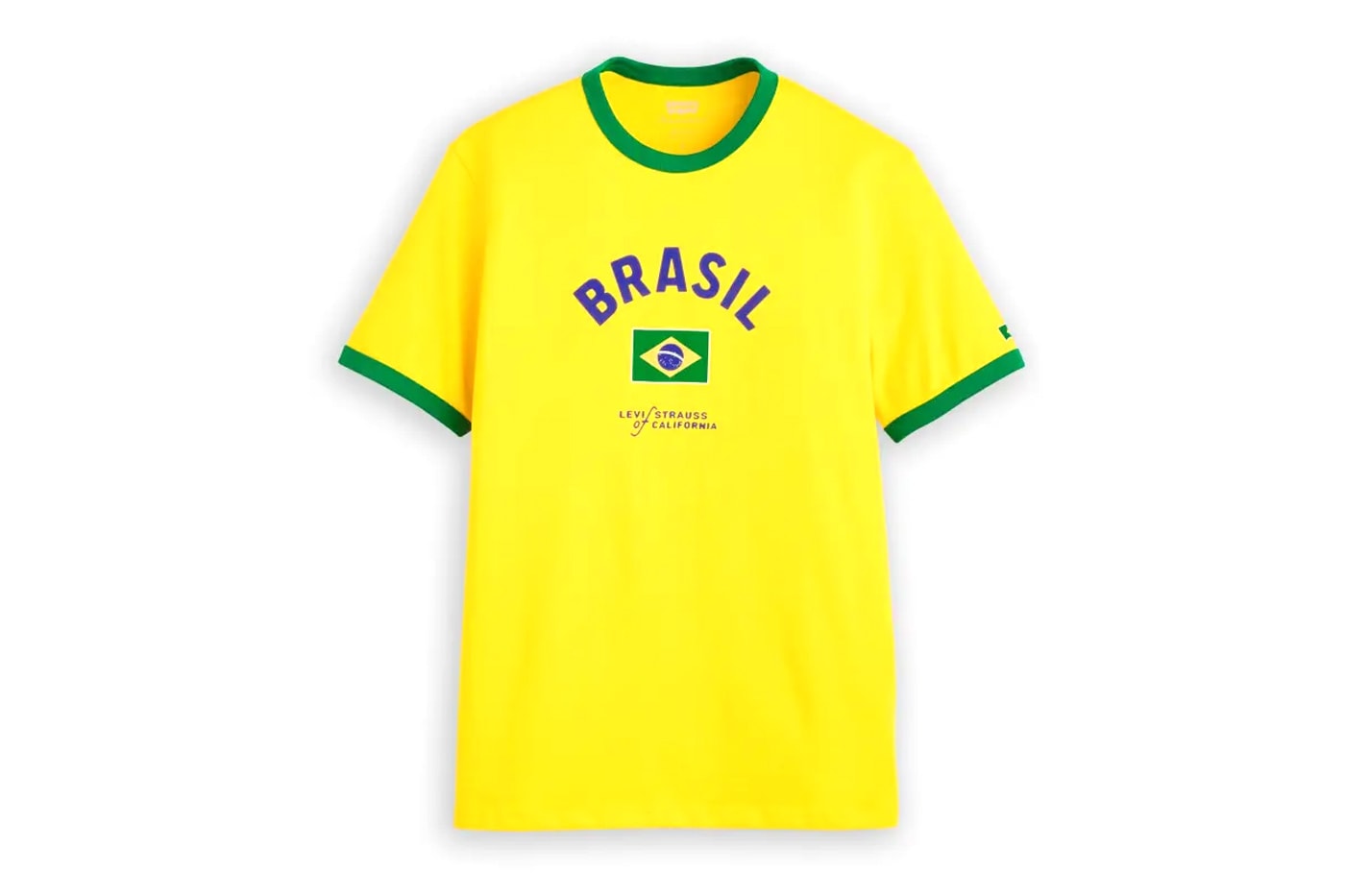 Levi's Unveils Global Ringer T-Shirt Collection for the 2026 FIFA World Cup usa brazil france england japan