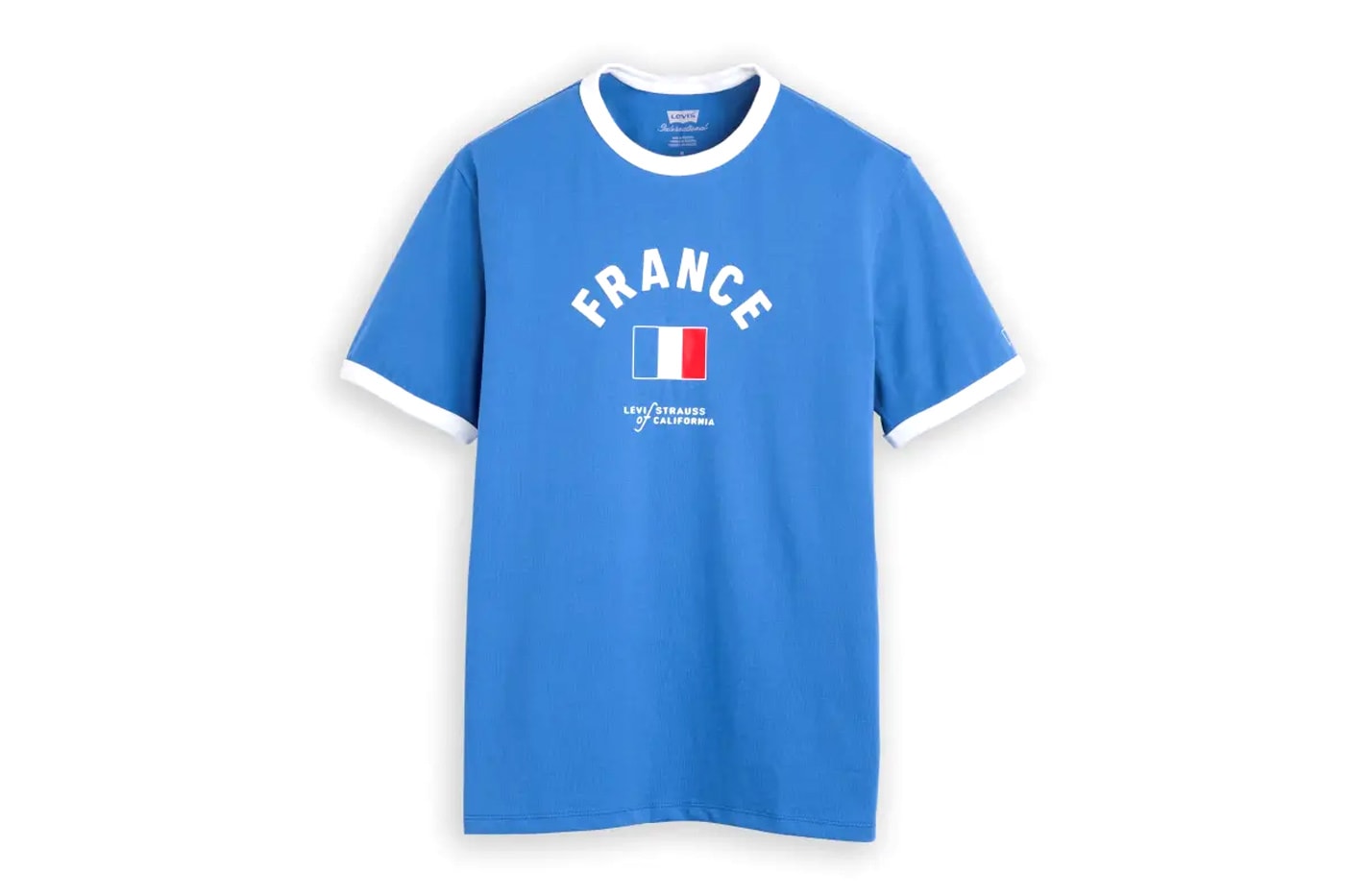 Levi's Unveils Global Ringer T-Shirt Collection for the 2026 FIFA World Cup usa brazil france england japan