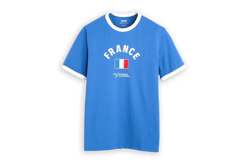 Levi's Unveils Global Ringer T-Shirt Collection for the 2026 FIFA World Cup usa brazil france england japan