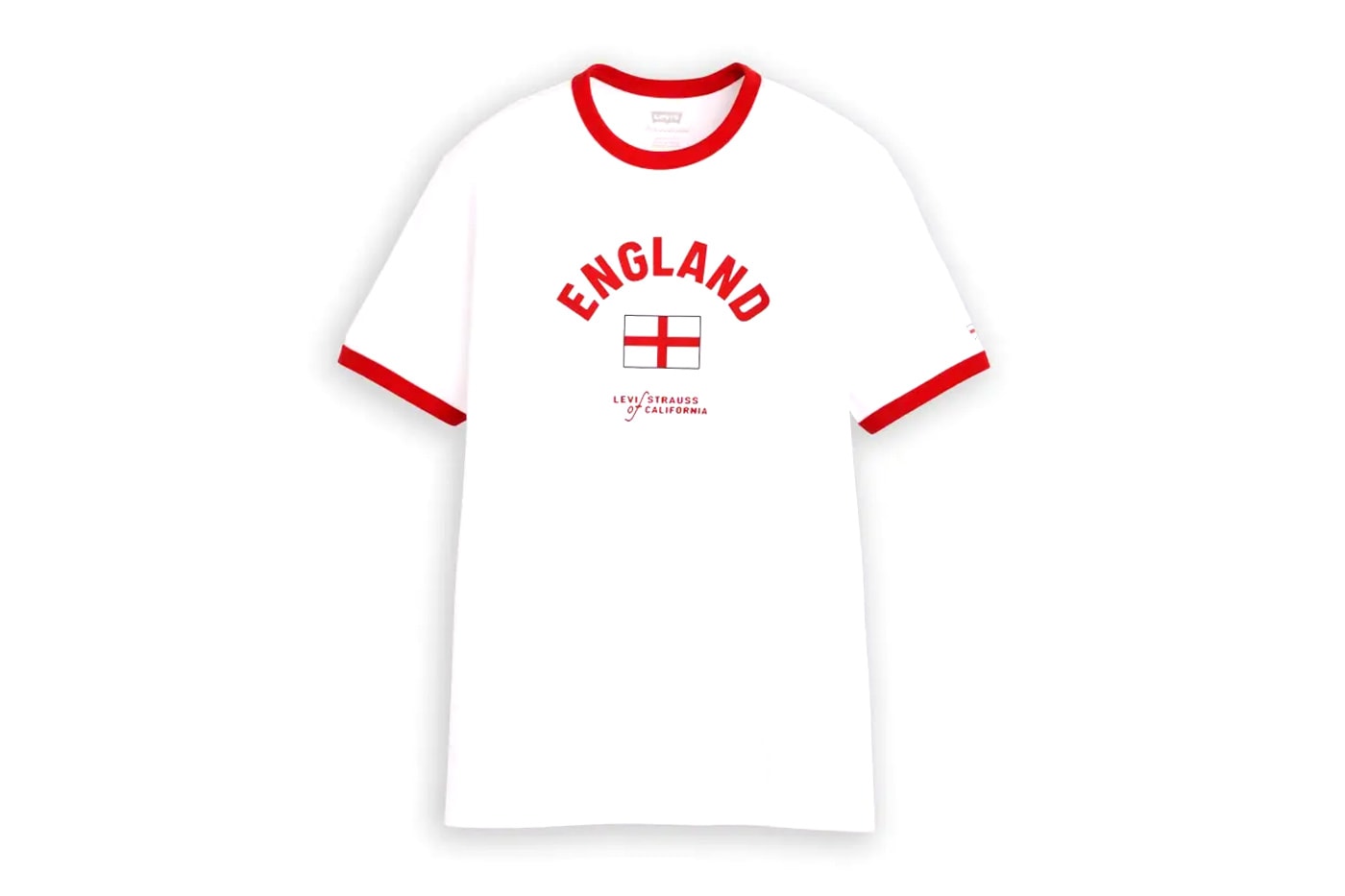 Levi's Unveils Global Ringer T-Shirt Collection for the 2026 FIFA World Cup usa brazil france england japan