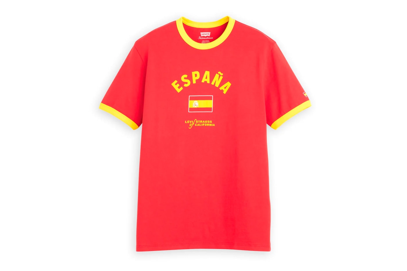 Levi's Unveils Global Ringer T-Shirt Collection for the 2026 FIFA World Cup usa brazil france england japan