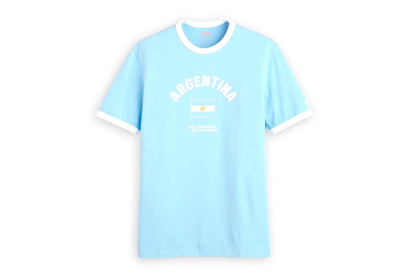 Levi's Unveils Global Ringer T-Shirt Collection for the 2026 FIFA World Cup usa brazil france england japan
