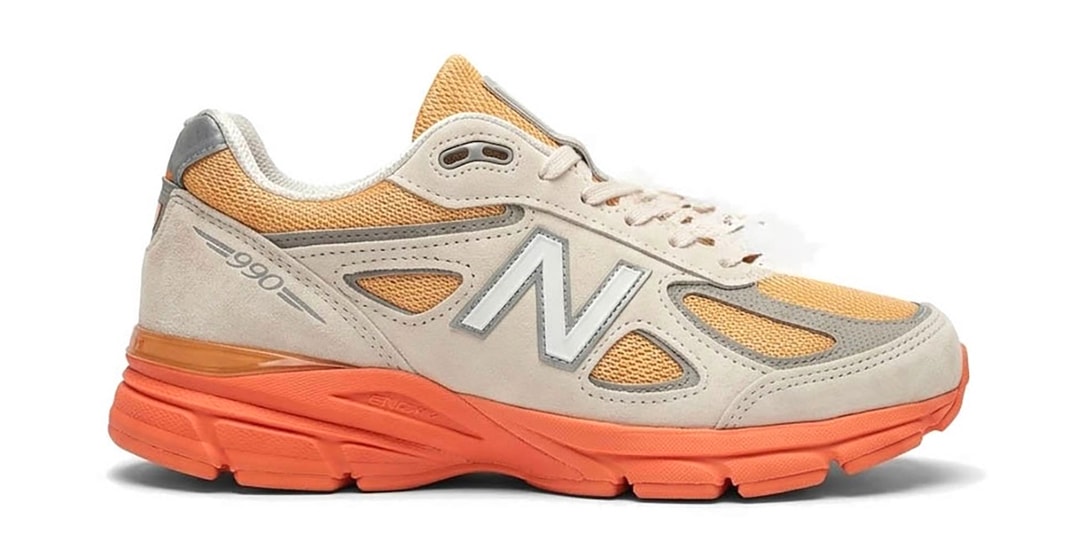 New Balance Unveils the 990v4 in "Moonbeam/Tangerine Heat/Dried Orange"